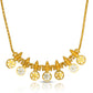Floral Coin Rolex Necklace