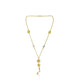 Triple floral Gold Necklace