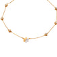 Dhruva Collection: Diamond Flower Station Necklace